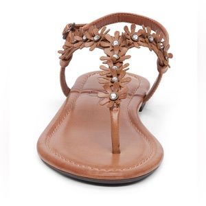 NIB Jessica Simpson Riel Burnt Umber Sandals
